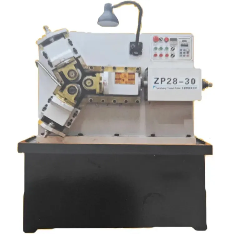 Three Roll Steel Pipe Threading Machine Thread Rolling Machine Steel Tube Knurling Machine