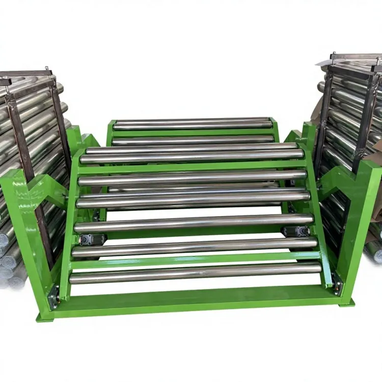 Manufacturer's Custom Industrial Gravity Roller Conveyor System