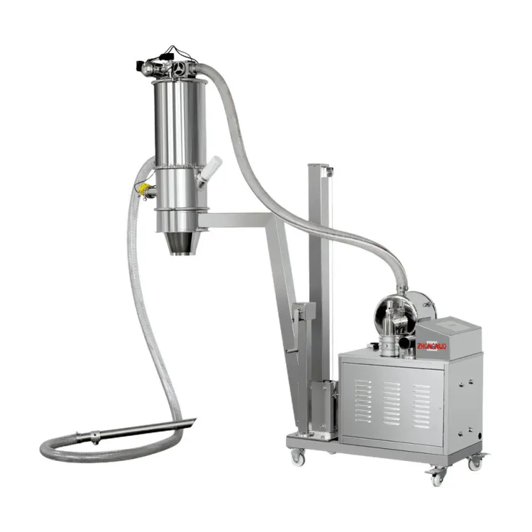 Stainless Steel Motor Vacuum Auto-loading Conveyor for Powder Production Line with High Efficiency Conveying System