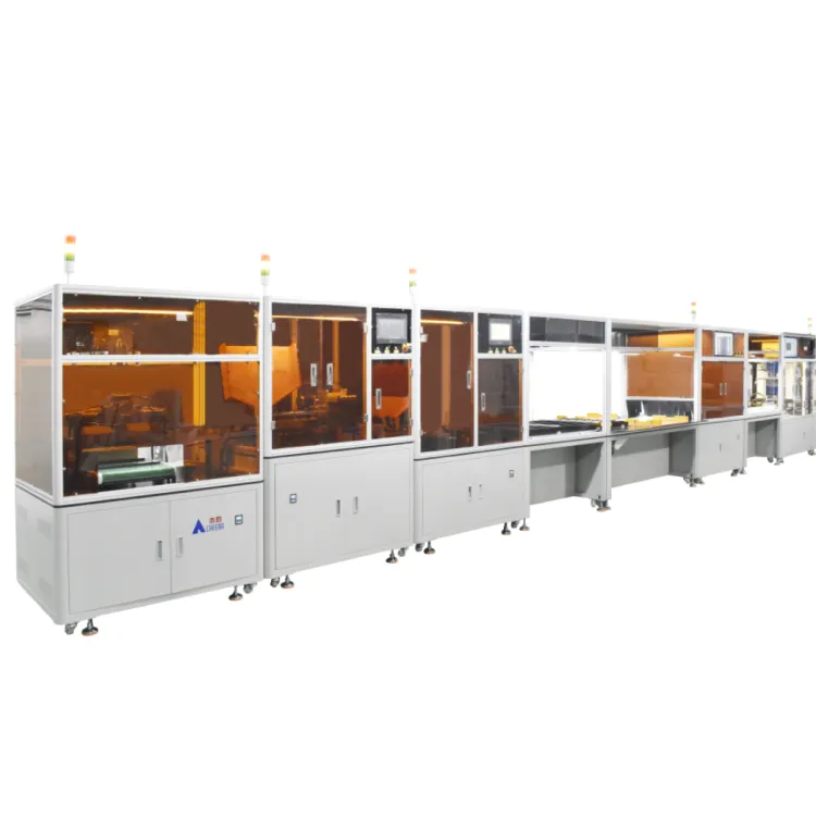 Efficient and Fully Automatic Customized Cylindrical Lithium Battery Pack Module Assembly Production Line