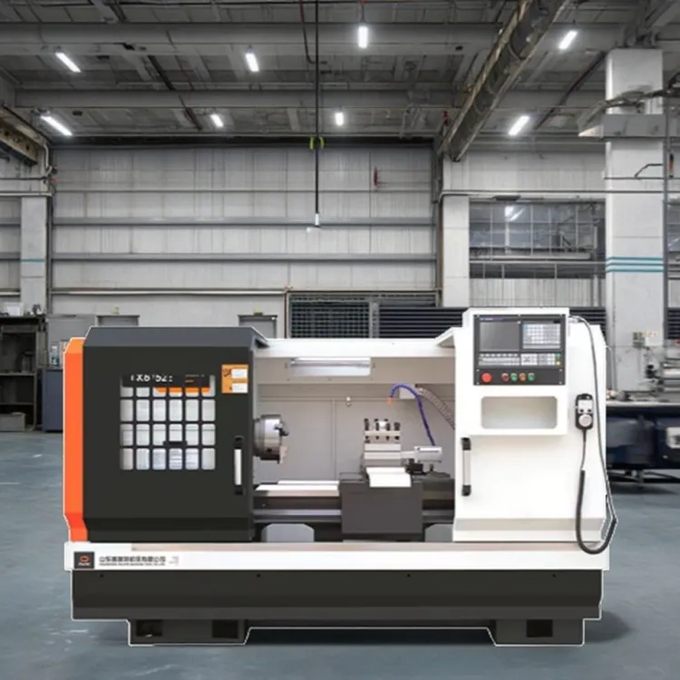 CK6152E Heavy Duty CNC Lathe Machine Flat Bed CNC Machine for Metal Mini Metal Lathe Mechanic Chunk Torno Type for
