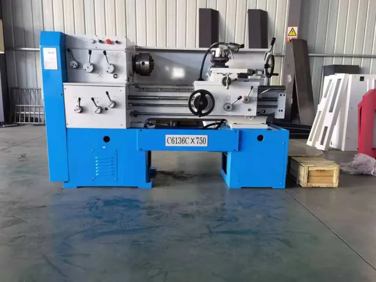 High Rigid Hard Track Lathe Machine C6136 Horizontal Mini Manual Metal Lathe