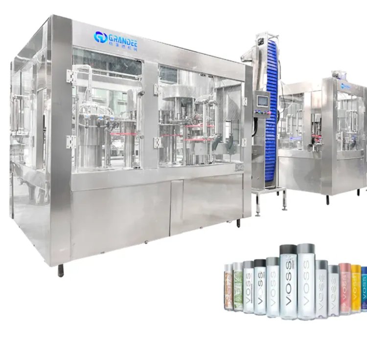 Automatic 4 In 1 Pure Water Bottling Machine Production Line