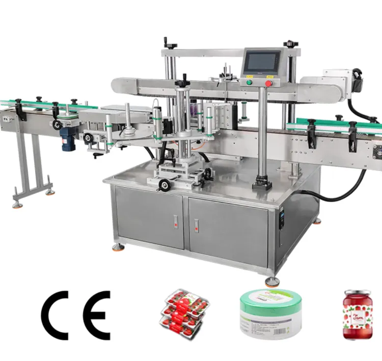 Intelligent Double-sided Labeling Machine with PLC Control System