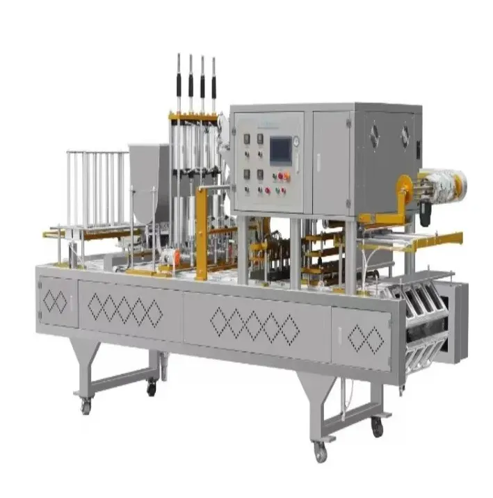 Mung Bean Ice Cream Filling Sealing Machine Pneumatic Fully Automatic Ultrasonic Sealing Yogurt Sour Plum Soup Coconut Juice Soy