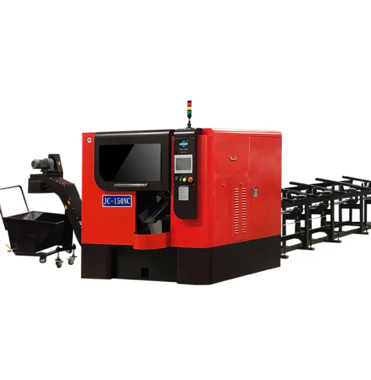 Customized Large Processing Size Cnc Super Hard Metal Bar Pipe High Speed Cold Circular Saw Cutting Machine with 6 Meter Cradle