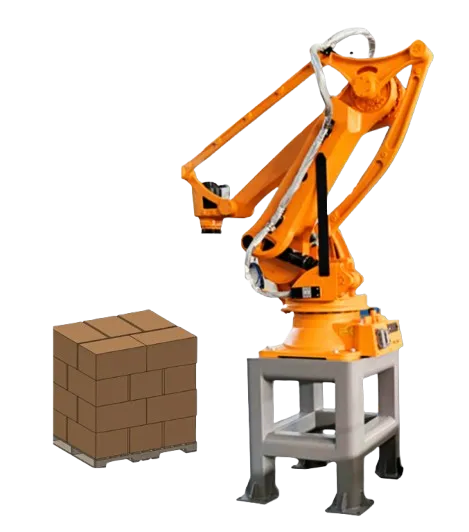 Cement Powder Fertilizer Packing Machine Production Line 50kg Bags Stacking Palletizer