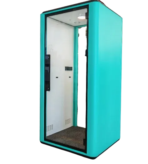 Mobile Acoustic Enclosure Soundproof Soundproof Chamber Custom Size for Indoor Independent Workspace