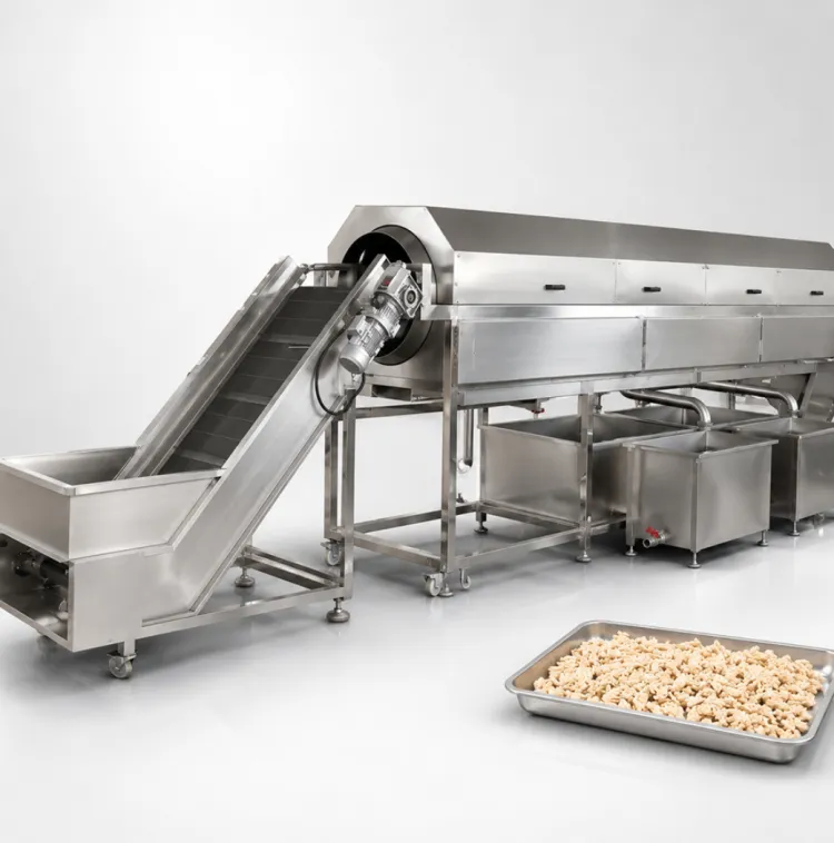 Commercial Nuts Vegetable and Fruit Rotary Drum Washer Cleaning Machine Potato Washing Machine