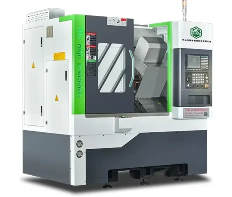 TENGYUE CK46P-Y100 Horizontal CNC Lathe Machine Light Duty High-Accuracy Automatic Mini Desktop Model for Engine/Pump Parts