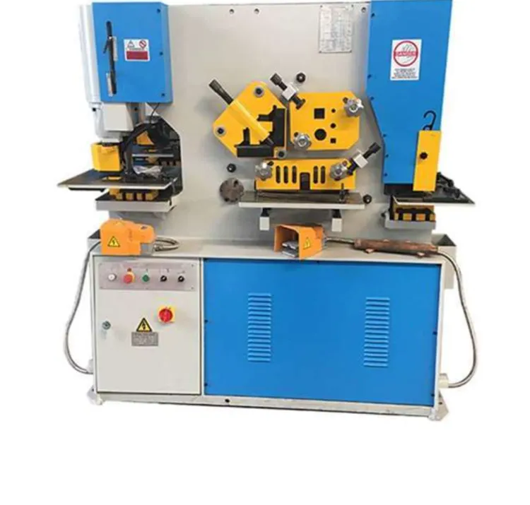 Hydraulic Iron Worker Machine Angle Metal Cutting Machine Punching and Shearing