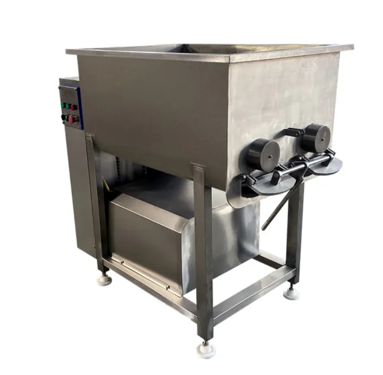 Double Shaft Paddle Type Meat Vacuum Mixer for Dumpling Filling Sausage Stuffing Meatball Paste