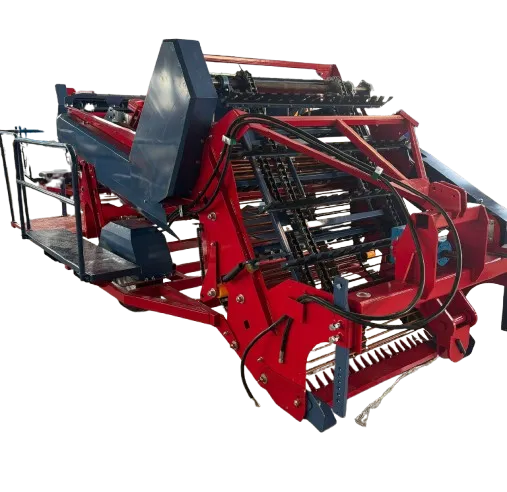 4UBF-100 Multi-Functional Potato Tuber Harvesting Machine Instant Bagging Sorting Farm Equipment