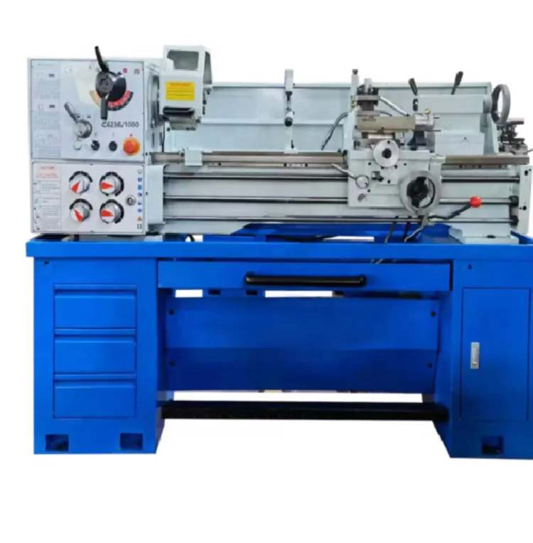 C6233/C6236 1000mm Bench Engine Machine Metal Manual 52mm Spindle Bore Lathe Machine for Turning Threading Boring