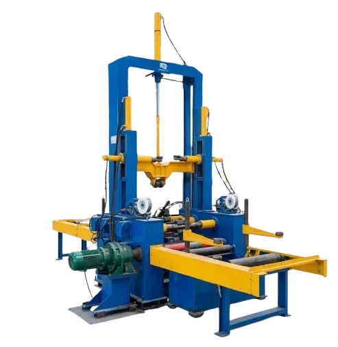 Industrial Heavy Duty Metal H-Beam Automatic Assembly Line with Hydraulic Clamping and PLC-Controlled System