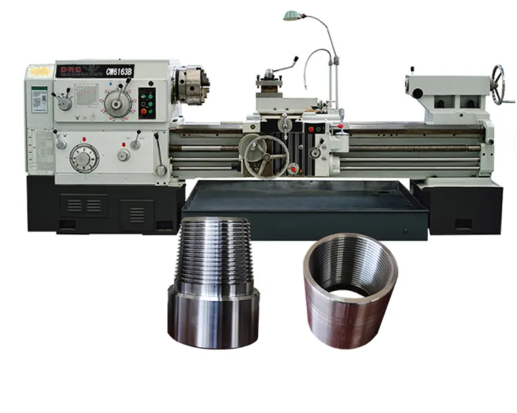 Horizontal Hollow Spindle Lathe CW6163B Manual Bench Lathe
