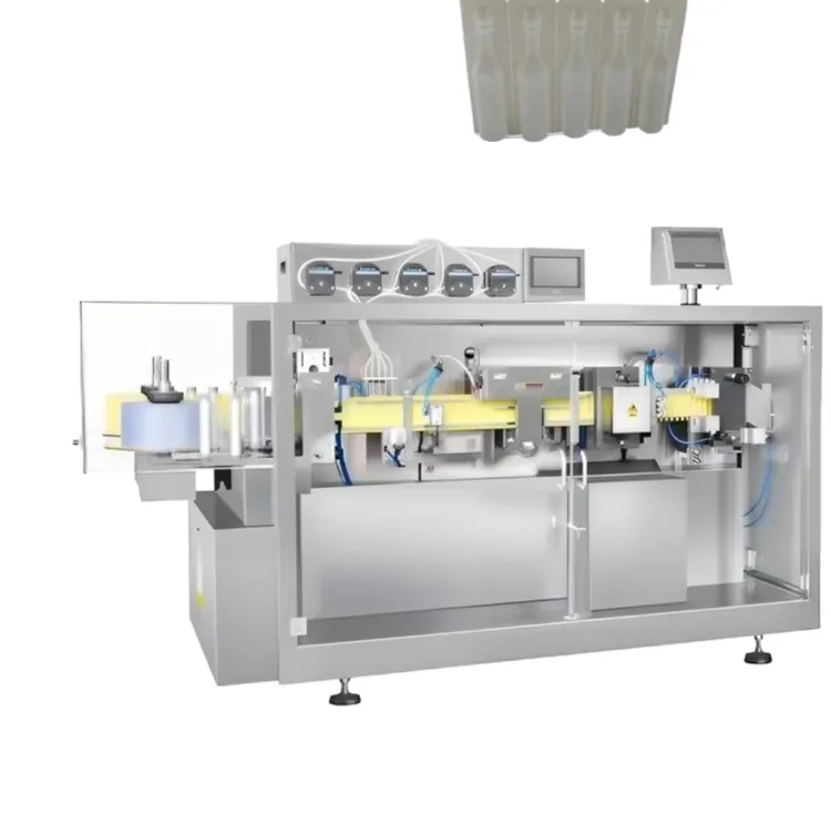 5 Nozzle Plastic Ampoule Form Fill Seal Machine with Electric Components for Single Dose