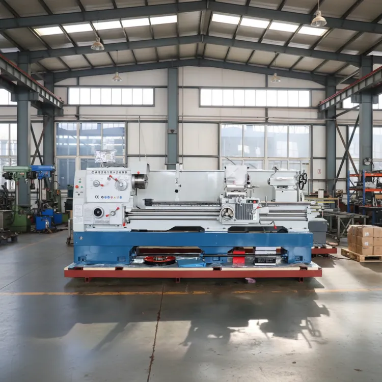 JORSEN CA6261 Horizontal Lathe High Precision Manual Metal HT300 Cast Iron Bed 3-Jaw Chuck Medium Duty Turning 220V/380V 2-Year