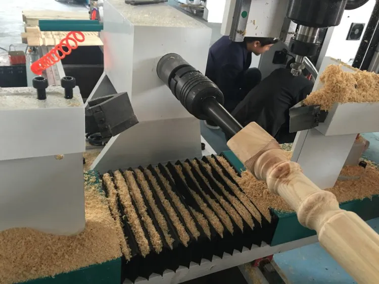 YN1530 Manufacturer Multi Functional Professional Industrial Bench Round Wood Column bar Cnc Copying Turning Lathe Machine