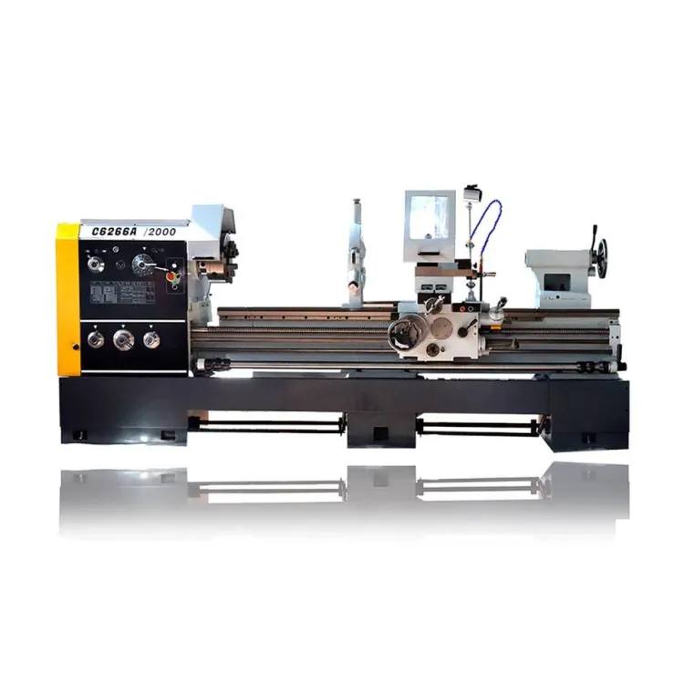 C6266A CQ6280 Horizontal Metal Gap Bed Lathe Machine Manual Lathe for