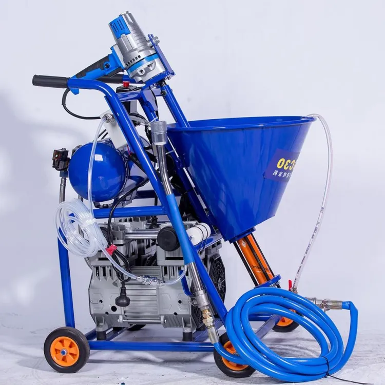 Professional Dual Pump Electric Spraying Machine Multi-Functional Power Spray Gun for Plaster Cement Mortar Waterproof Material