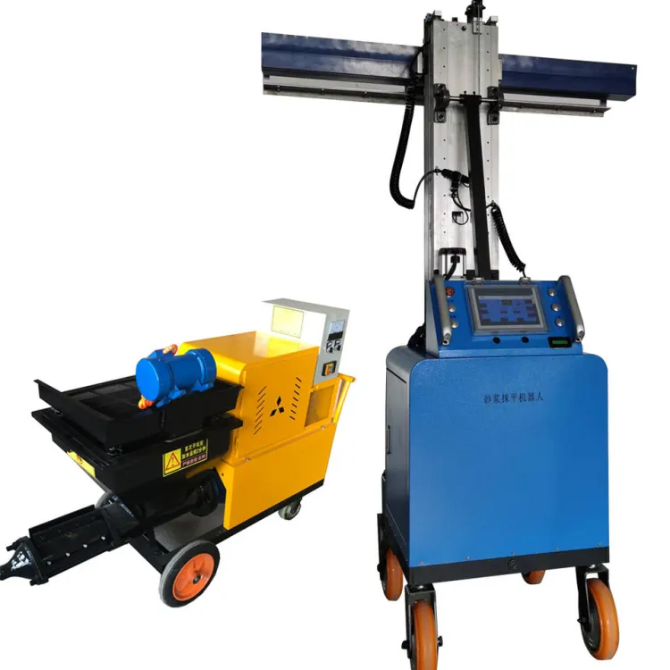 Wall Plastering Machine Industrial Grade Automatic Model 8H DC48V Building Surface Rendering