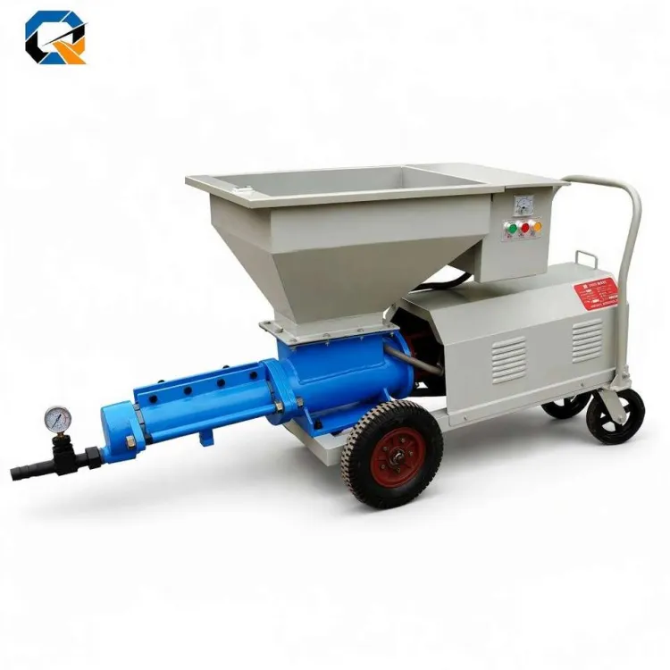 Electric Screw Grouting Pump with Engine 4kw Power 110L Hopper Capacity for Construction and Tunnel Projects
