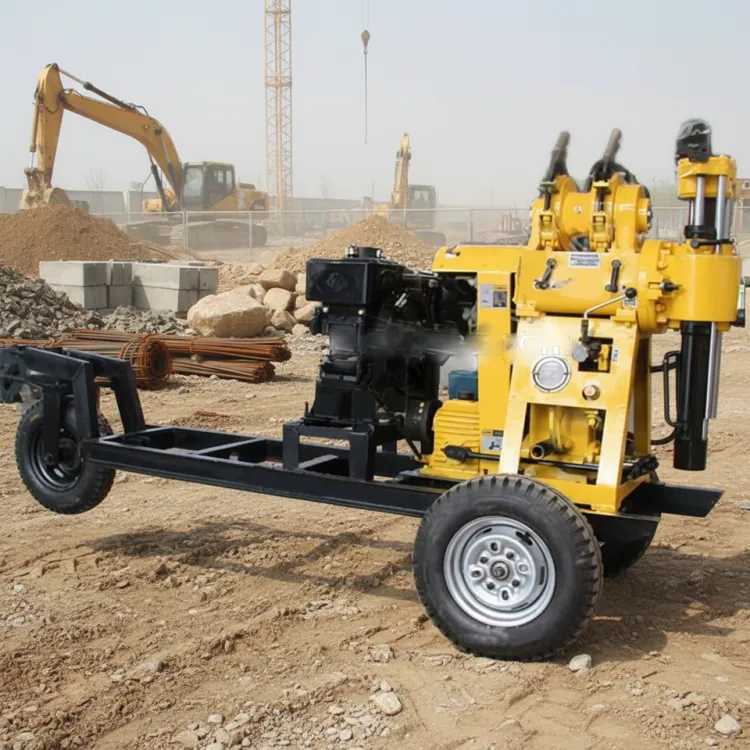 180m Hydraulic Drilling Rig Water Drilling Machine and Geological Rig for Low Maintenance Cost