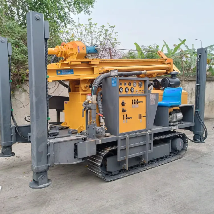 Design of 260m Depth Hydraulic Borehole Water Well Drilling Rig with High Click