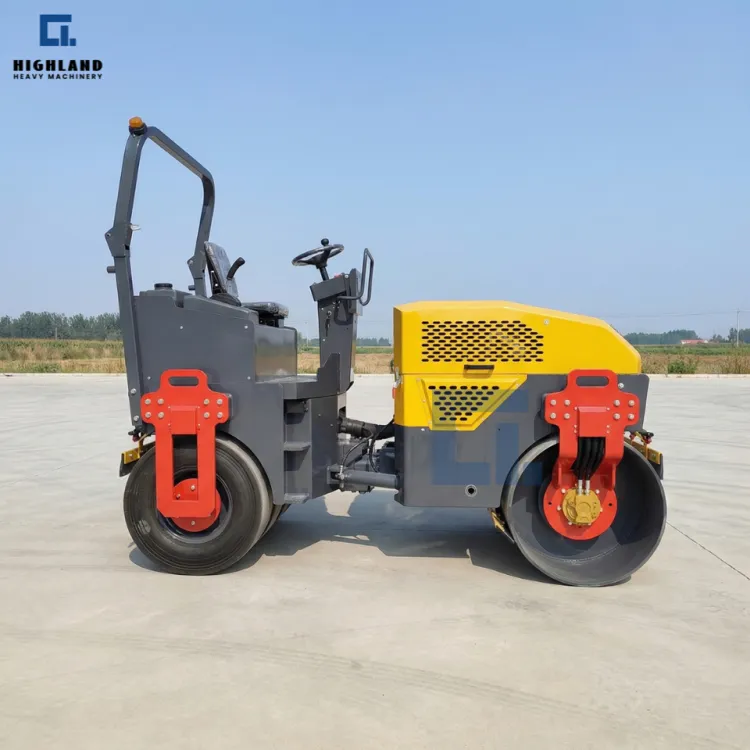1.5 Ton Road Asphalt Roller Compactor With Smooth Drum for