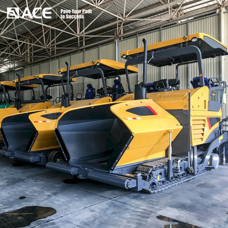 ACE Group LTP600L Tire Type Mini Asphalt Paver Machine Engine Pump 6m Paving Width 300t/h Productivity for Rural/Urban