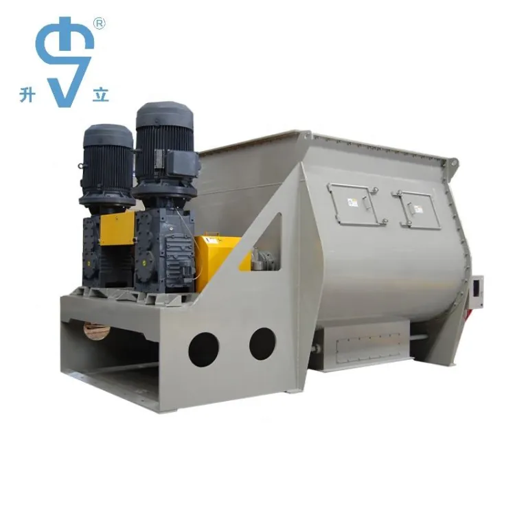 Sand Powder Dry Mortar Double Shaft Paddle Mixer