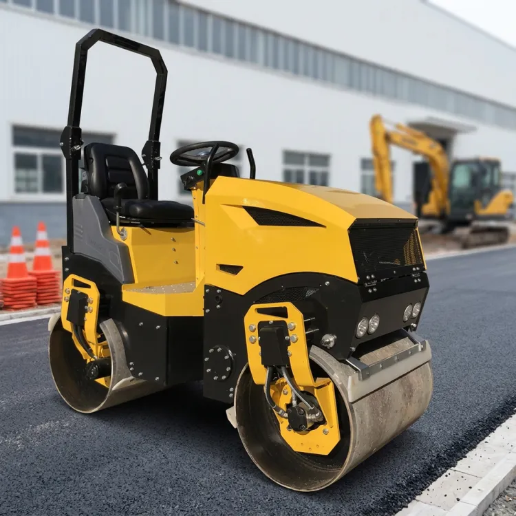 Engineering Construction Road Machinery 2 Ton 2000kg Mini Vibratory Road Roller