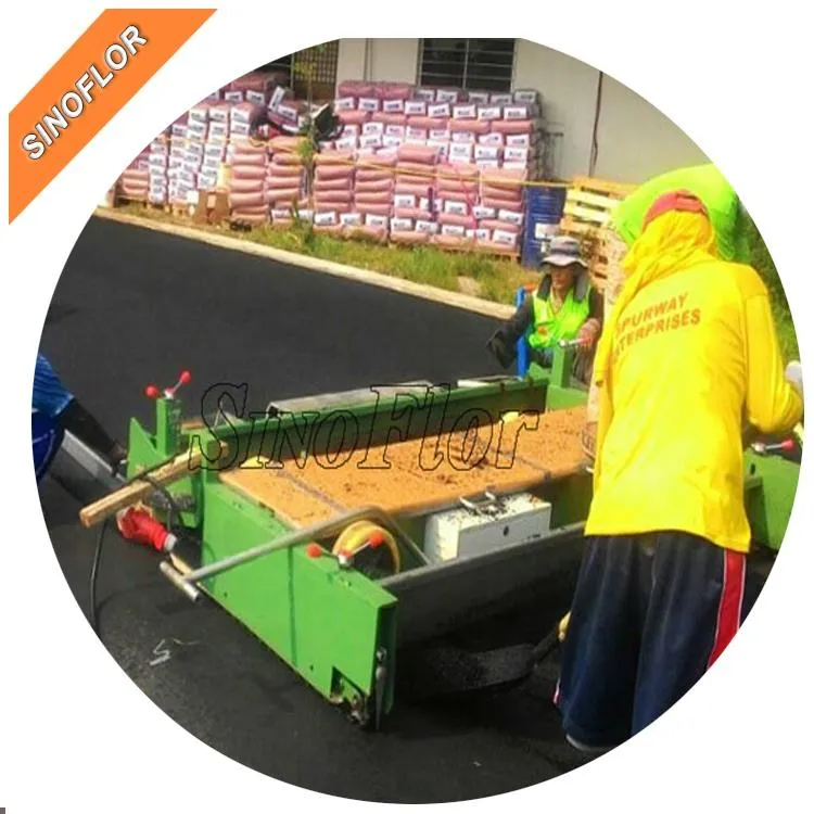 EPDM Synthetic Running Track Paver Machine Portable Asphalt