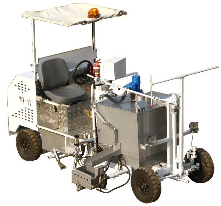 YD11 Automated Road Marking Machine Computer-Controlled Honda Engine Thermoplastic Highway Line Painter