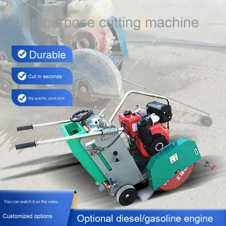 JOVE Diesel-Powered High Efficiency Small Road Cutting Machine for Asphalt Cement Concrete Pavement Joints