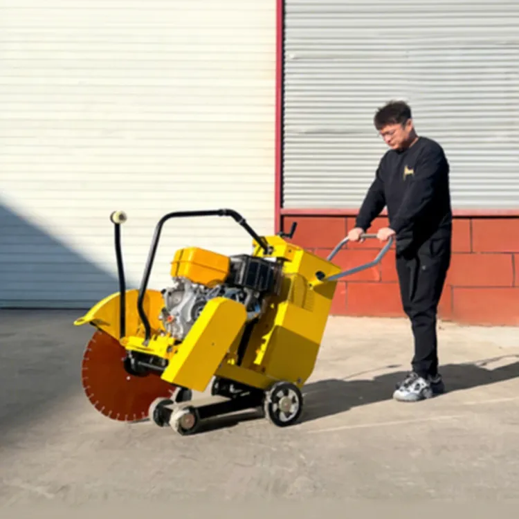 GZD 500mm Gasoline Diesel Concrete Floor Saw Walk-Behind Road Cutter 13hp Engine Diamond Blade Cutting Machine