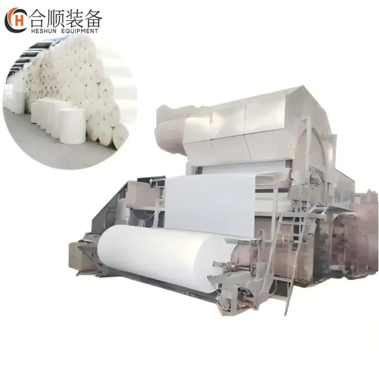 Paper Tissue Production Line 10 Tons Virgin Pulp Paper Facial Tissue Toilet Paper Making Machine
