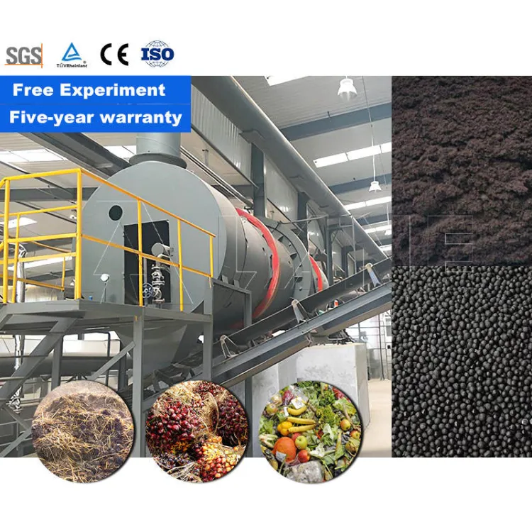 LANE 1-10t/h Composite Organic Fertilizer Production Line Animal Manure Granulation Equipment Poultry Compost Fertilizer System