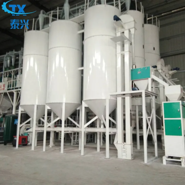 100tpd Maize Milling Machines Complete Corn Processing Equipment for in Uganda