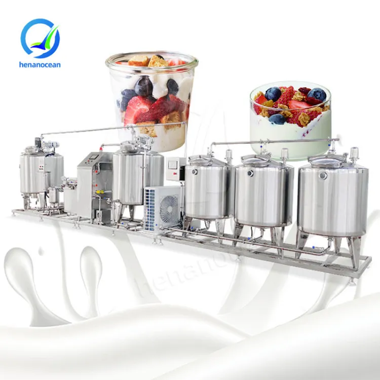 Fully Automatic 300-10000L SUS304 Milk Pasteurization and Yogurt Production Line Plant for Dairy
