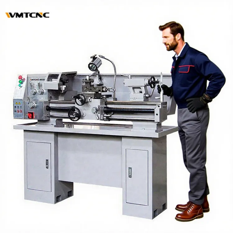 CJM320A Brand Bench Lathe Parallel Lathe Hobby Manual Lathe Machine Tool From for Metal Processing