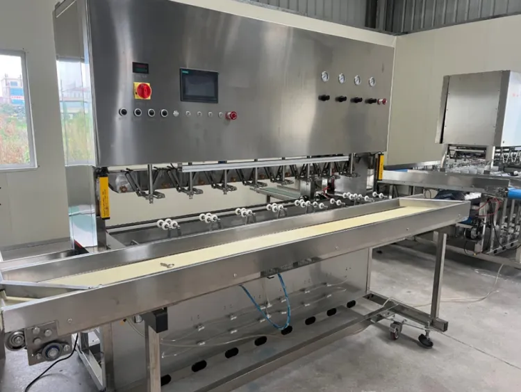 Highly Efficient Commercial 8 Head Skin Removing Machinery mango Peeler Peeling Machine