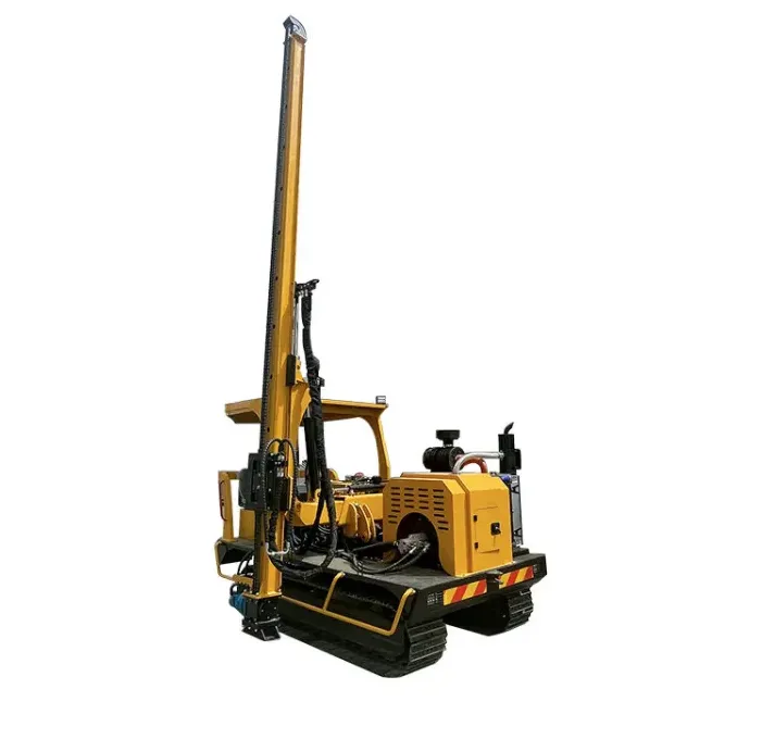 High Efficiency 6m Steel Pile Driver Pump with Diesel Engine Hammer GPS System Construction Farm Solar Motor Used Condition