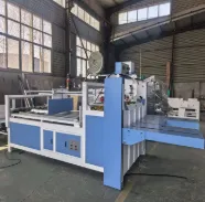 Semi Auto Carton Folder Gluer Manual Fold Automatic Glue Carton Making Machine for Small & Medium Packaging Production