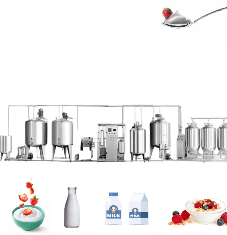 Milk & Yogurt Production Line Complete Dairy Processing Line