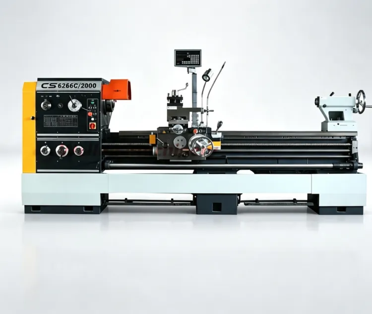 2000mm with 660mm Diameter CS6266C Manual Metal Lathe for Metal Work