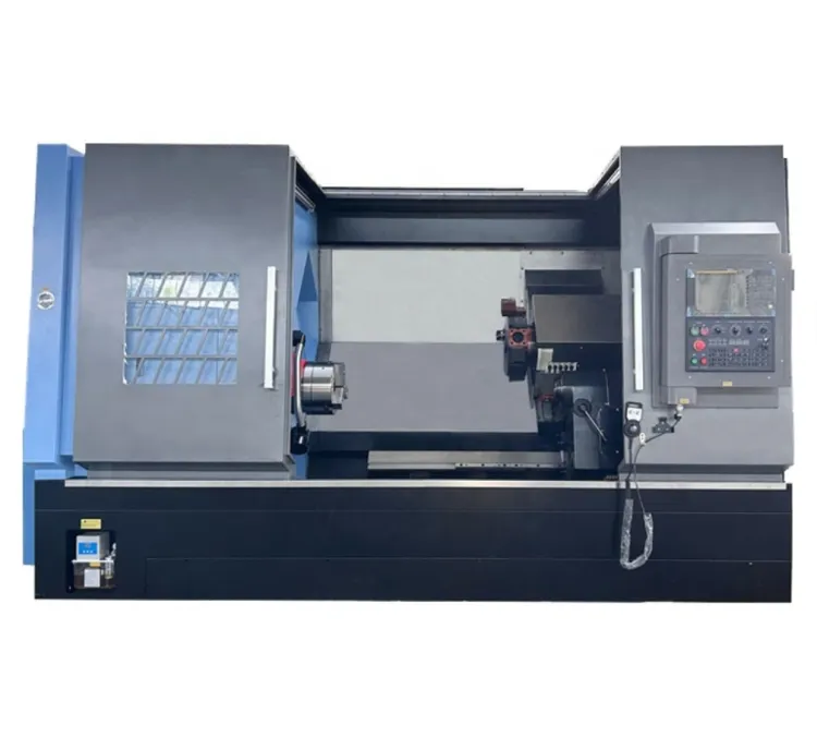 Automatic Heavy Duty 4 Axis CNC Lathe Machine Y Axis Slant Bed Horizontal Live Tooling TCK700DY with Fanuc Control System