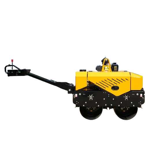 Construction Equipment Double Drums Mini Road Roller Walk Behind Soil Roller Compactor