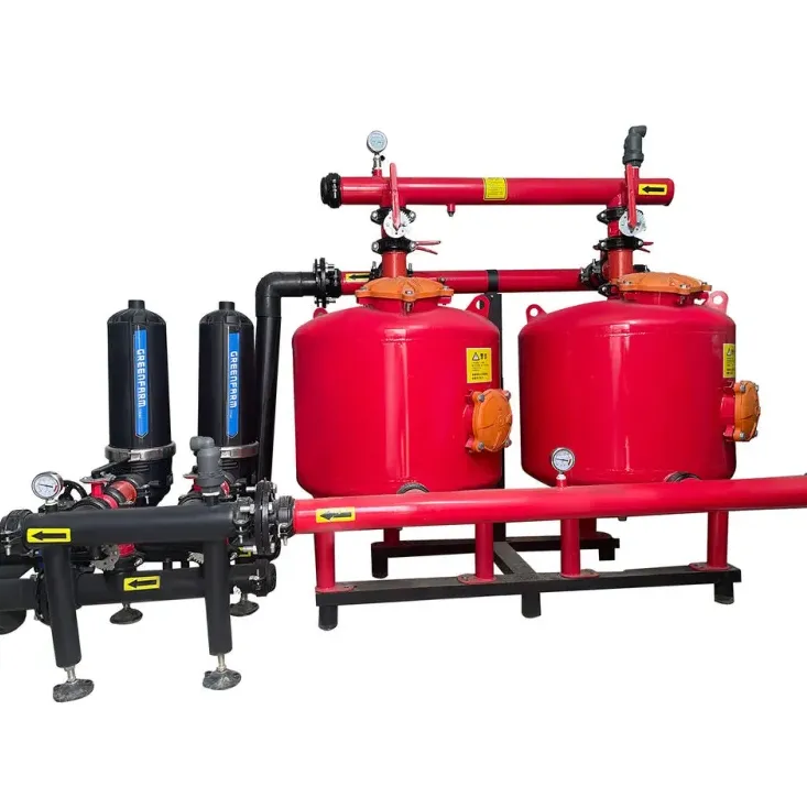 Integrated Automatic Farm Irrigation System Metal Automatic Corn Fertilizer Spreader and Water Produce Equipment